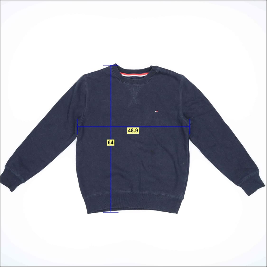 [S/P] 타미힐피거 여성 스몰로고 맨투맨 티셔츠 1216H1 상품이미지6