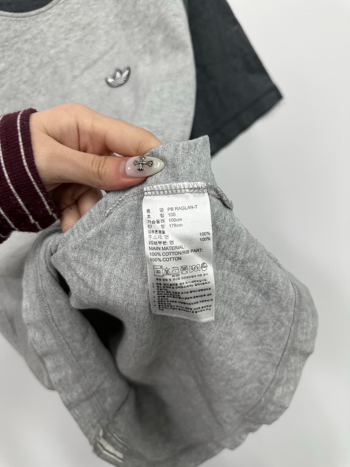 아디다스 배색 반팔 상품이미지3