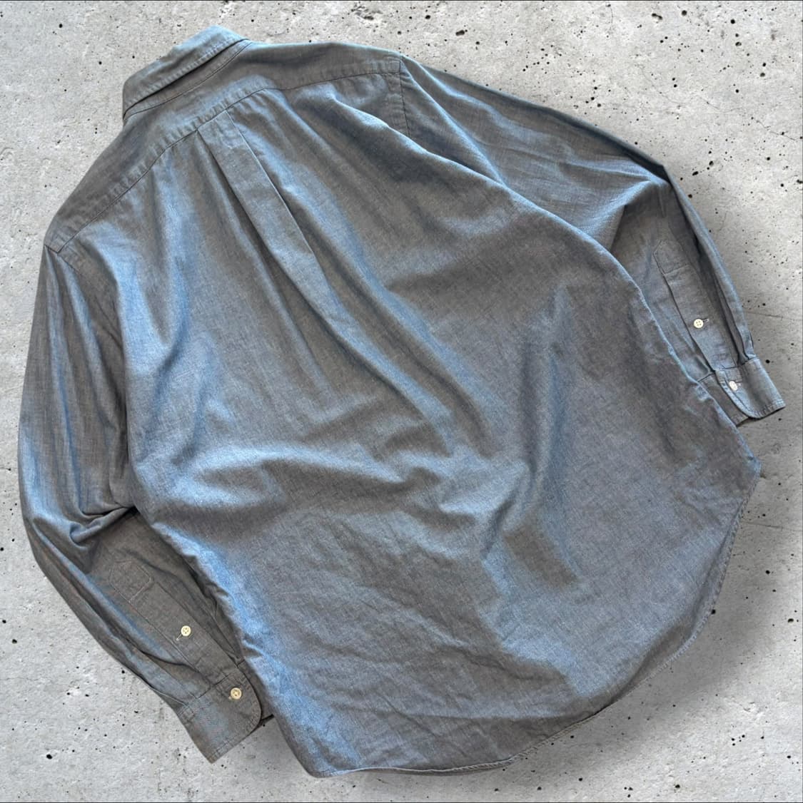 [L] 폴로 랄프로렌 옥스포드 셔츠 긴팔 블루 D601 상품이미지2