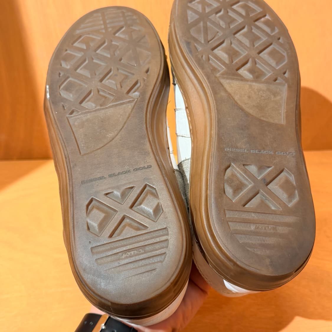 Diesel 디젤 이태리 블랙골드 라인 독일군 스니커즈 265 카우레더 상품이미지8