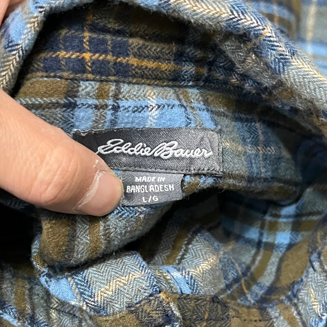  에디바우어 워크 체크 셔츠 y15131 상품이미지6