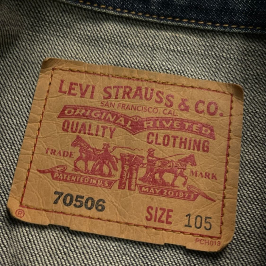 105 리바이스 70506 청자켓 데님자켓 상품이미지3