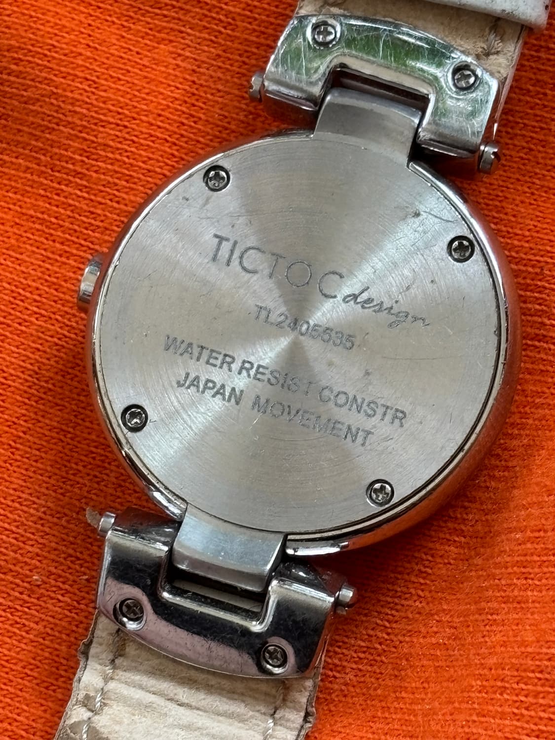 vintage tictoc design leather watch 상품이미지5