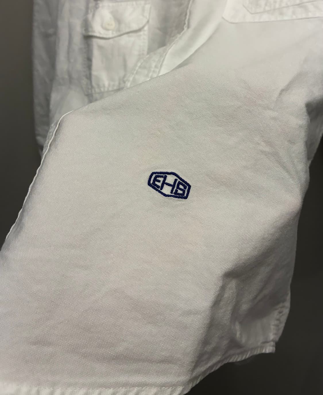 (L/100)이스트하버서플러스 3포켓 옥스포드 워크셔츠 화이트 상품이미지6