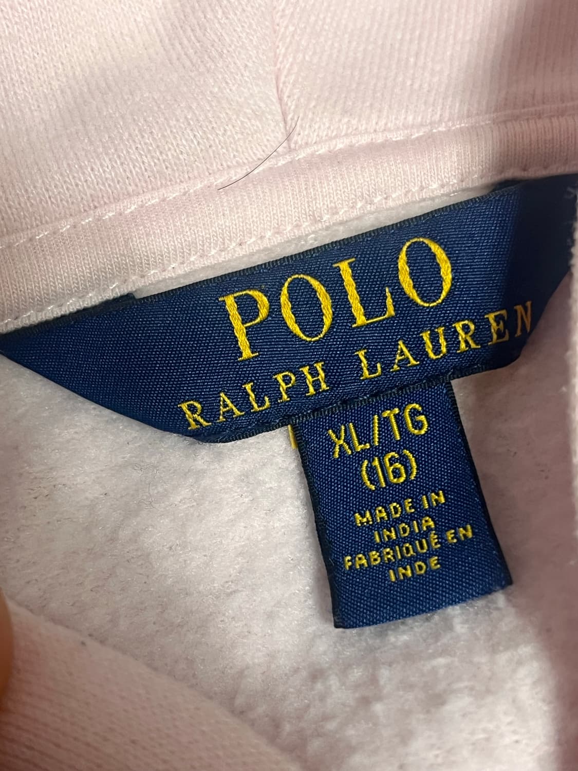 폴로 랄프로렌 커스텀 핑크 후드집업 상품이미지2