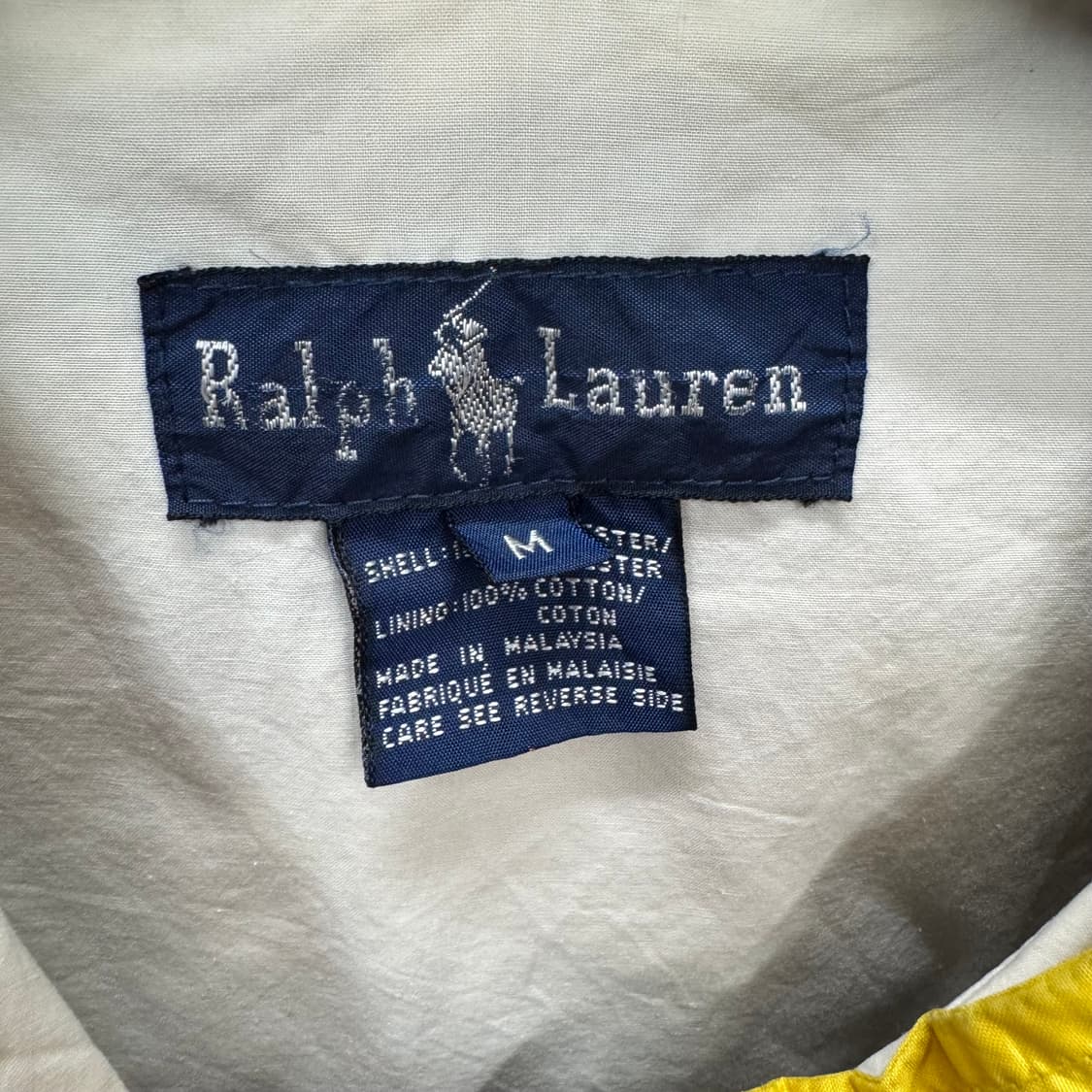 90s 폴로 랄프로렌 아노락 후드 바람막이 P-93 패치 포인트 네이비 상품이미지6