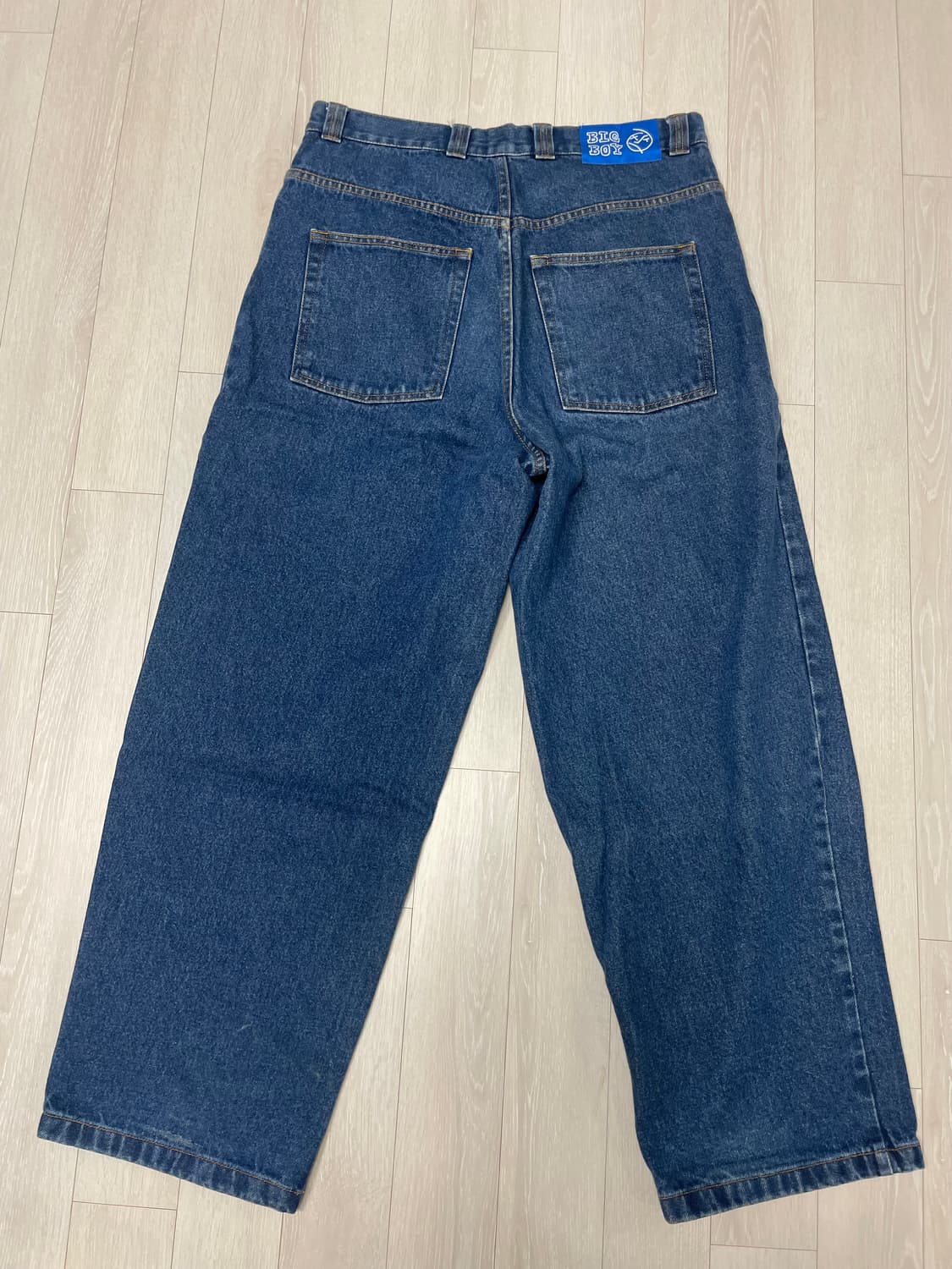폴라스케이트 빅보이 다크블루 팬츠 구버전 M (상태 좋음) 상품이미지2