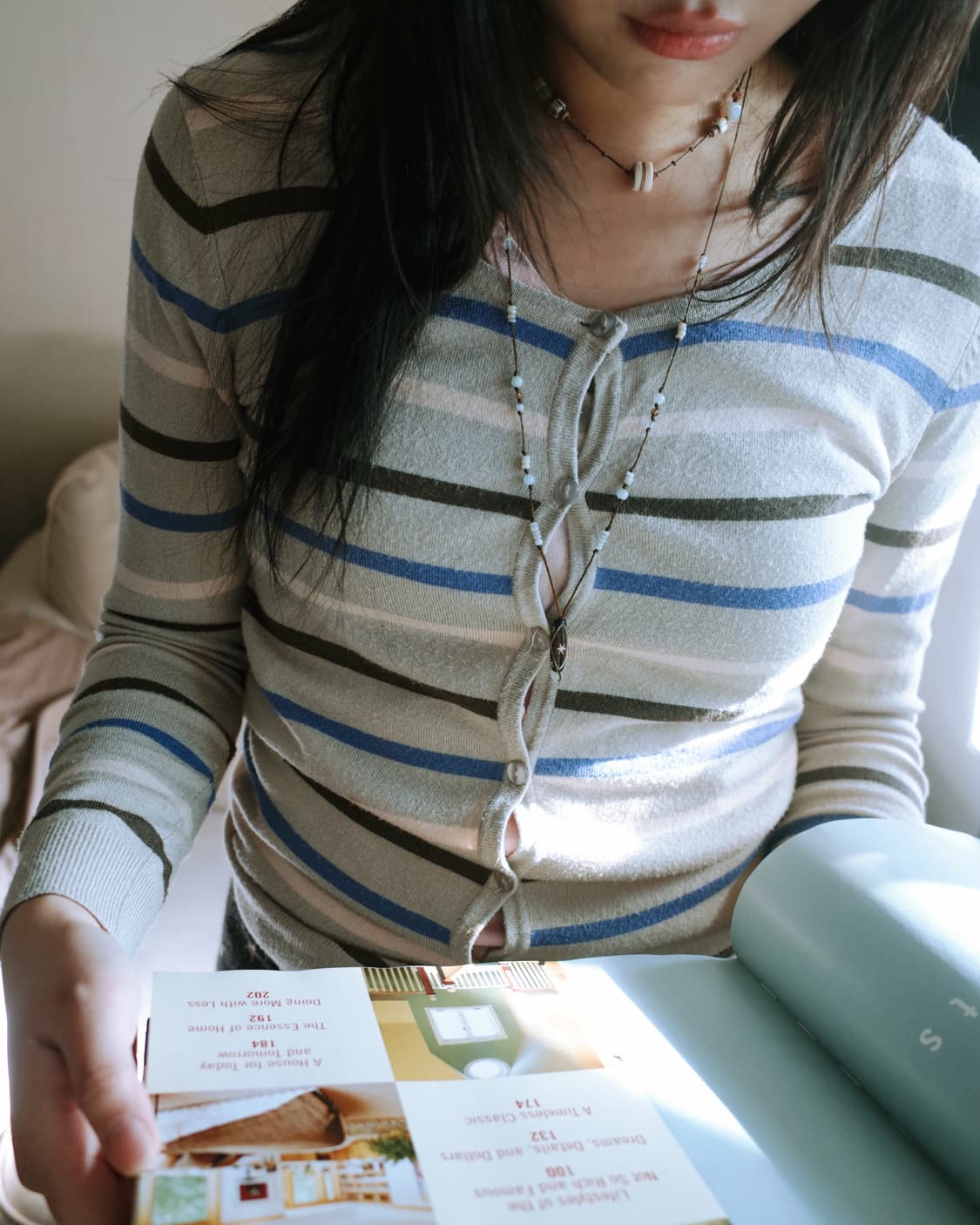 (only one) mint round cracker necklace 상품이미지3