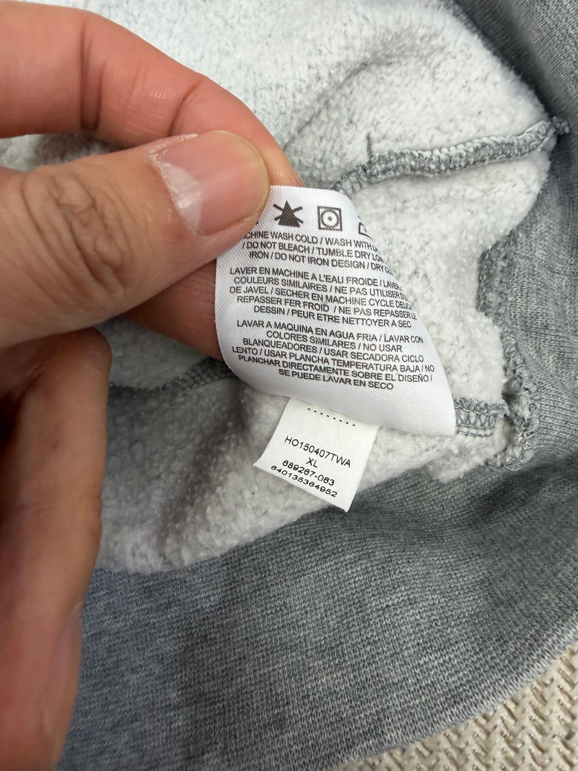 정품) 나이키 조던 점프맨 기모 후드티 XL 상품이미지6