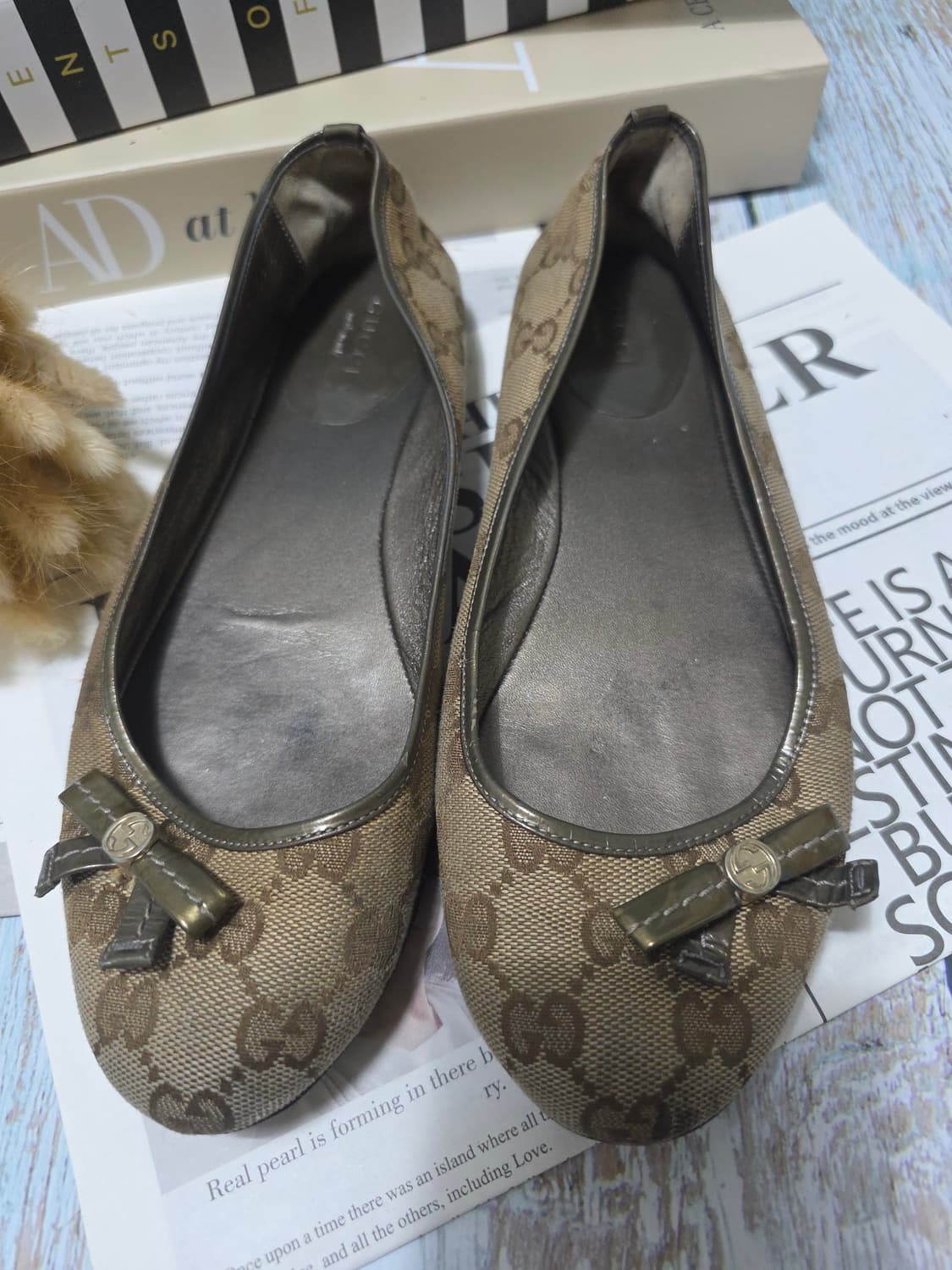 구찌 GG 캔버스 플랫슈즈 36 (230) 상품이미지2