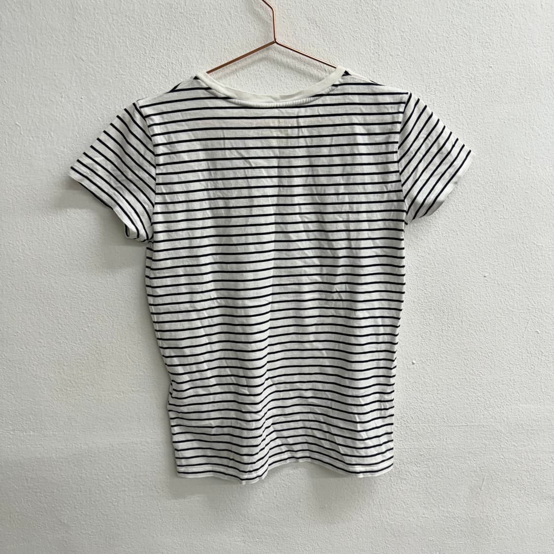 폴로 랄프로렌 포니 스트라이프 반팔 티셔츠 (XS) 상품이미지4