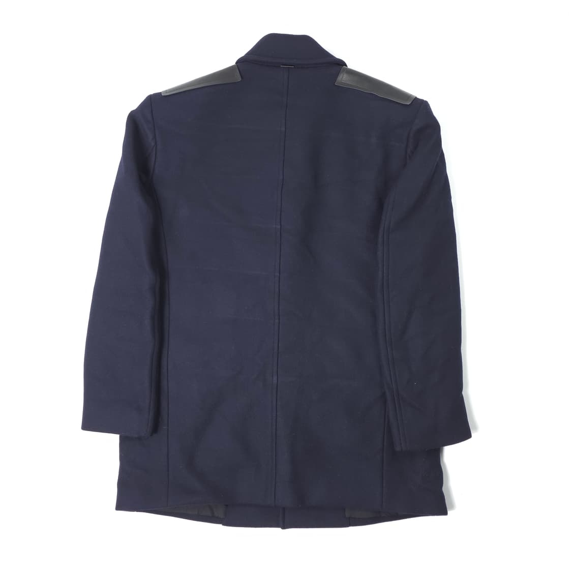 시스템 믹스매치레이어 울 코트 네이비 (105) 상품이미지2