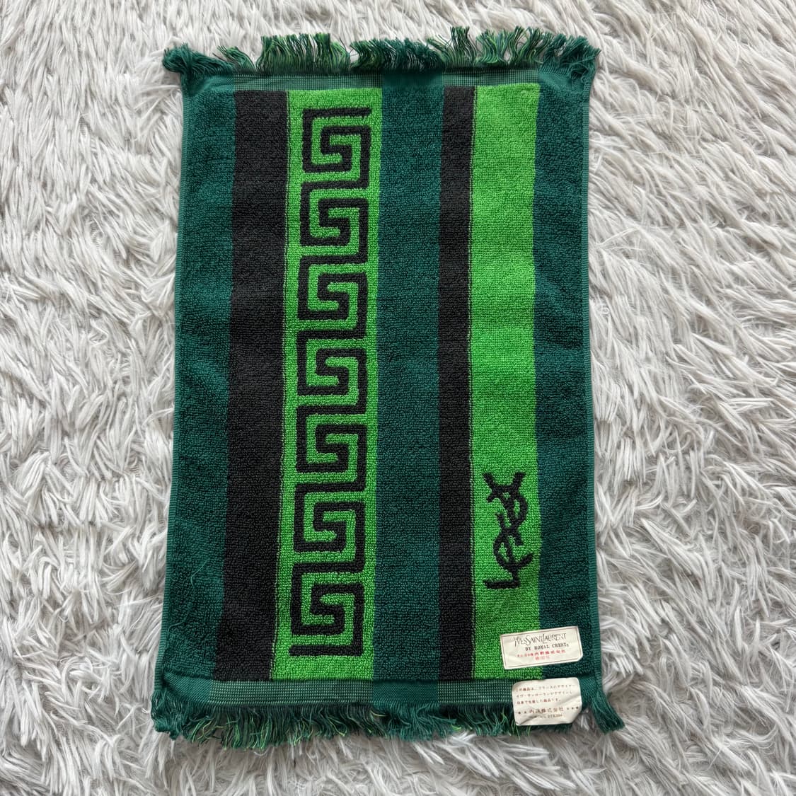 YVESSAINTLAURENT 일본빈티지 손수건 입생로랑 수건 타올 F 상품이미지3