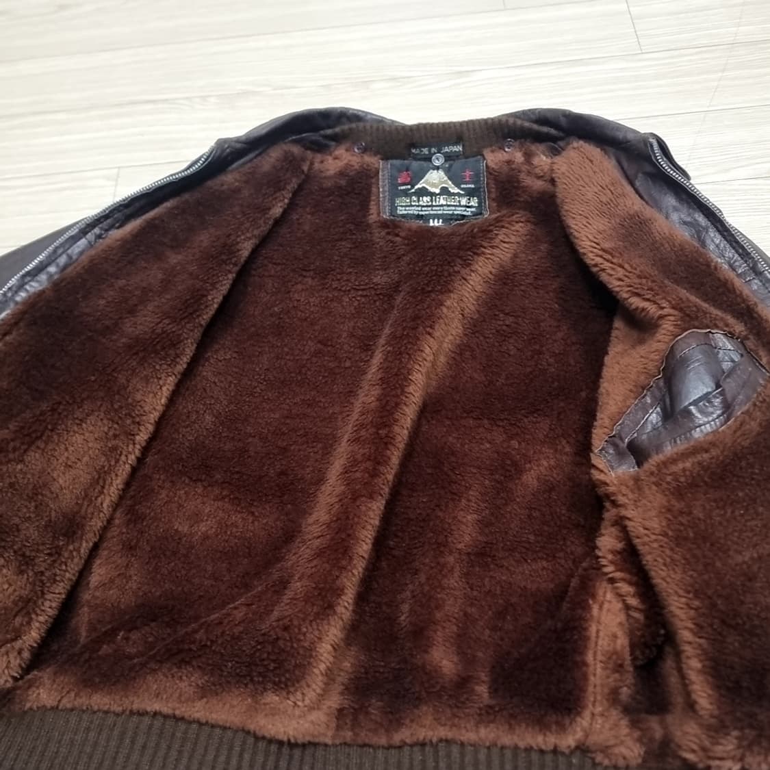 후지하이클레스 일본제 80년대 가죽자켓(100) 상품이미지5