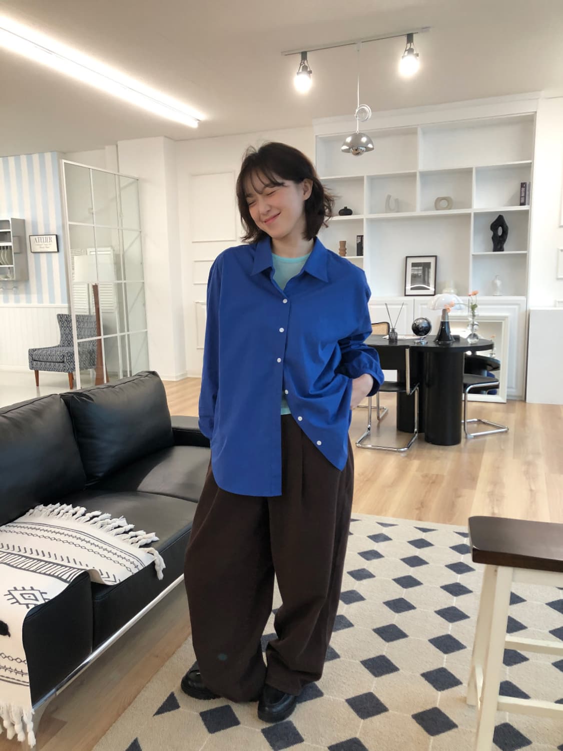 블루코튼셔츠 상품이미지1