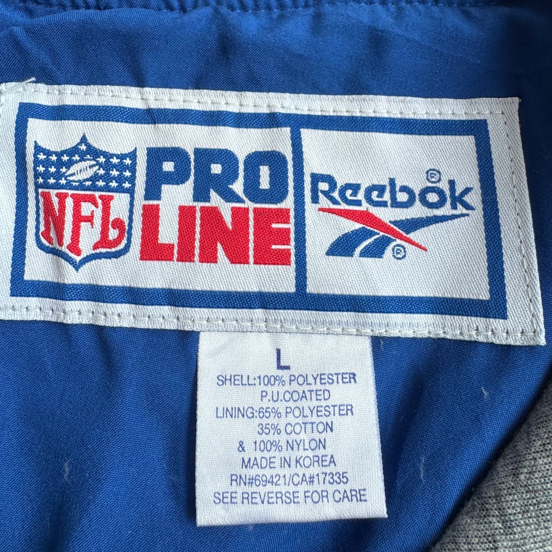 리복 X NFL 00s 패트리어츠 올드스쿨 웜업 바람막이 자켓 상품이미지7