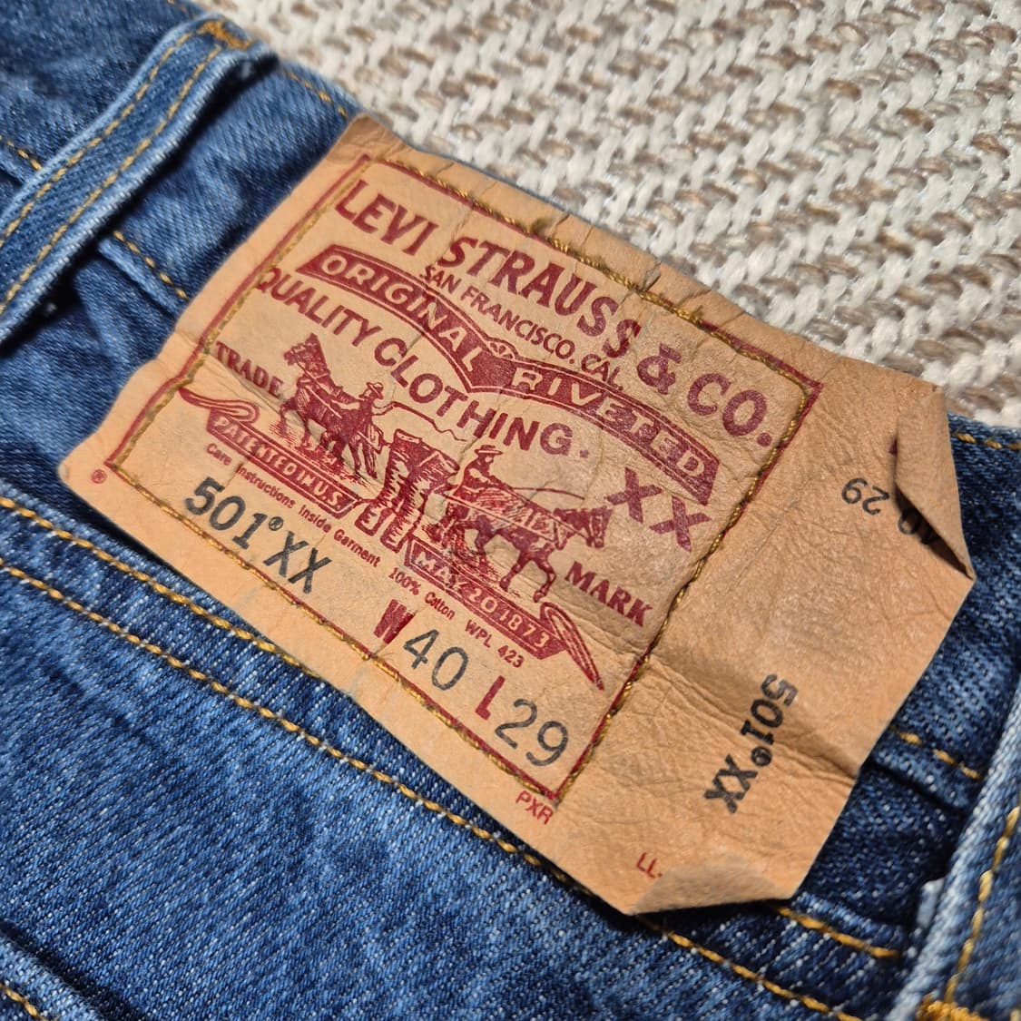 리바이스 501 40/29 ( p27 ) 상품이미지5