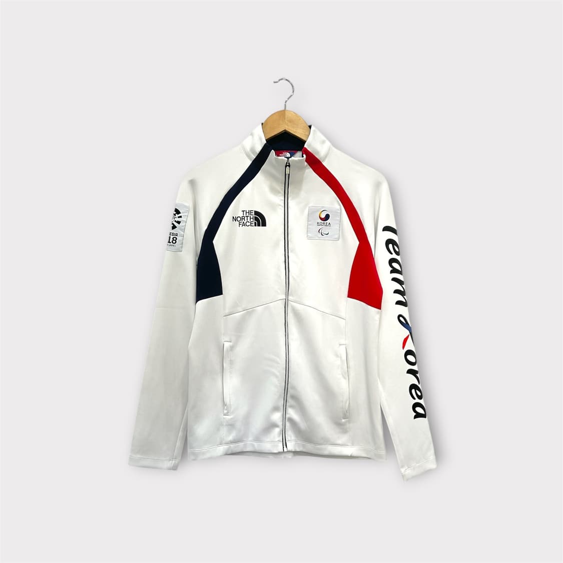 노스페이스 팀코리아 국대 트랙 자켓 화이트 상품이미지1
