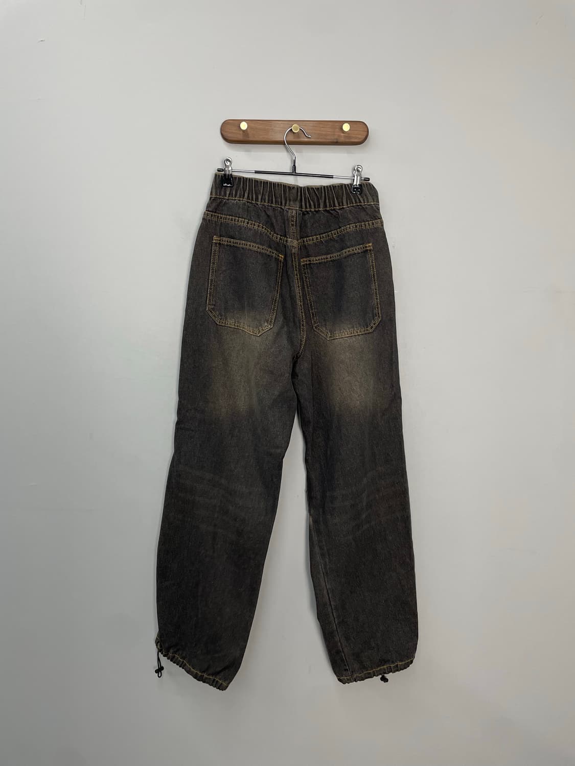 트릴리온 파라슈트 트랙 라인 밴딩 데님 팬츠 H1524 상품이미지6