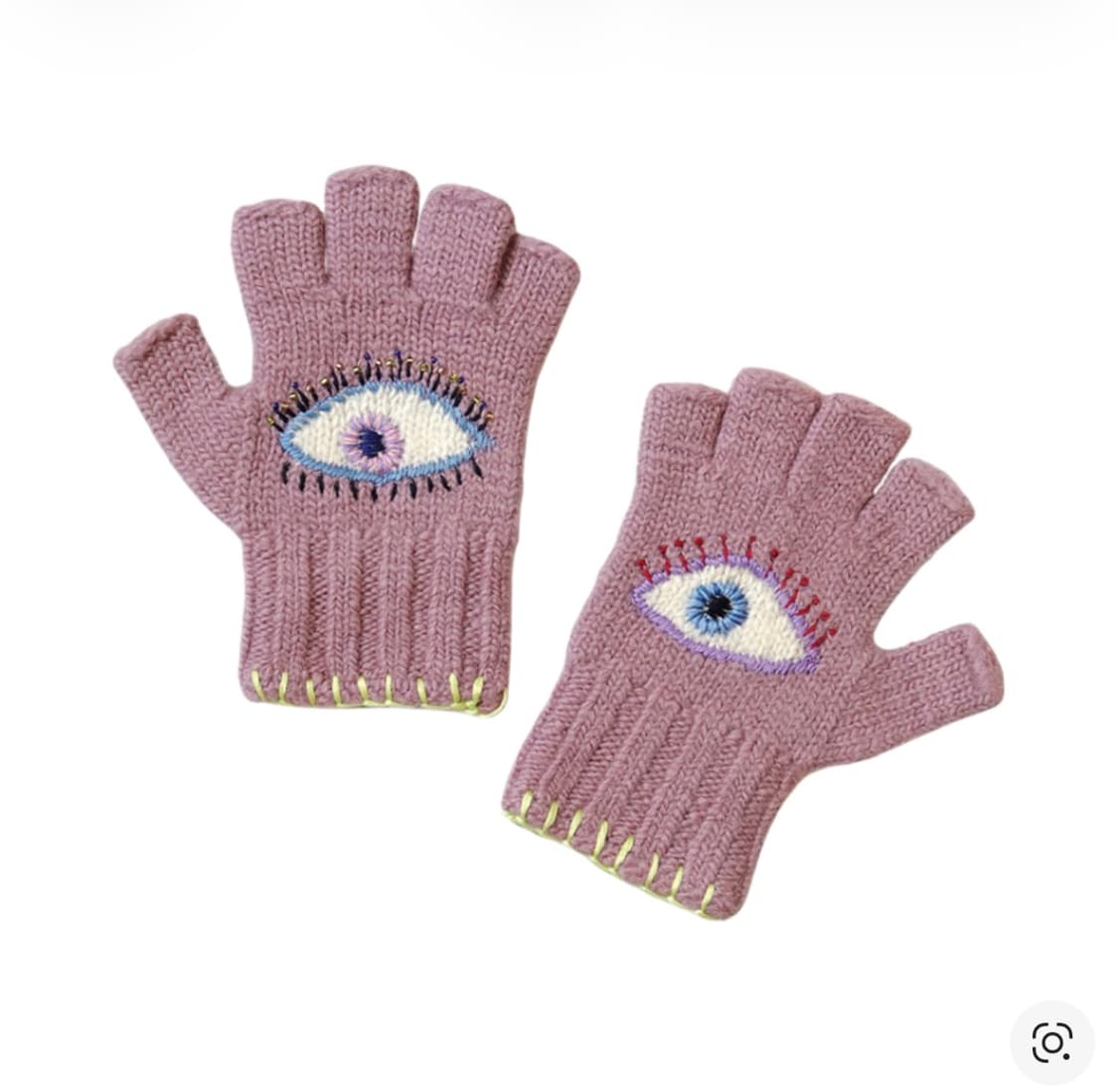 캐피탈 울 포크테일 글러브 스피크이지 자수 핑크 상품이미지1