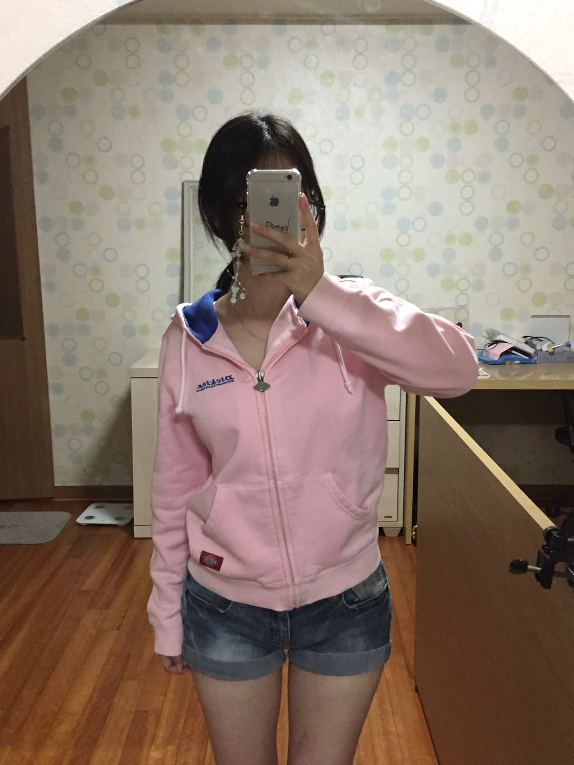 희귀 디키즈 딸기우유 후드집업 상품이미지1