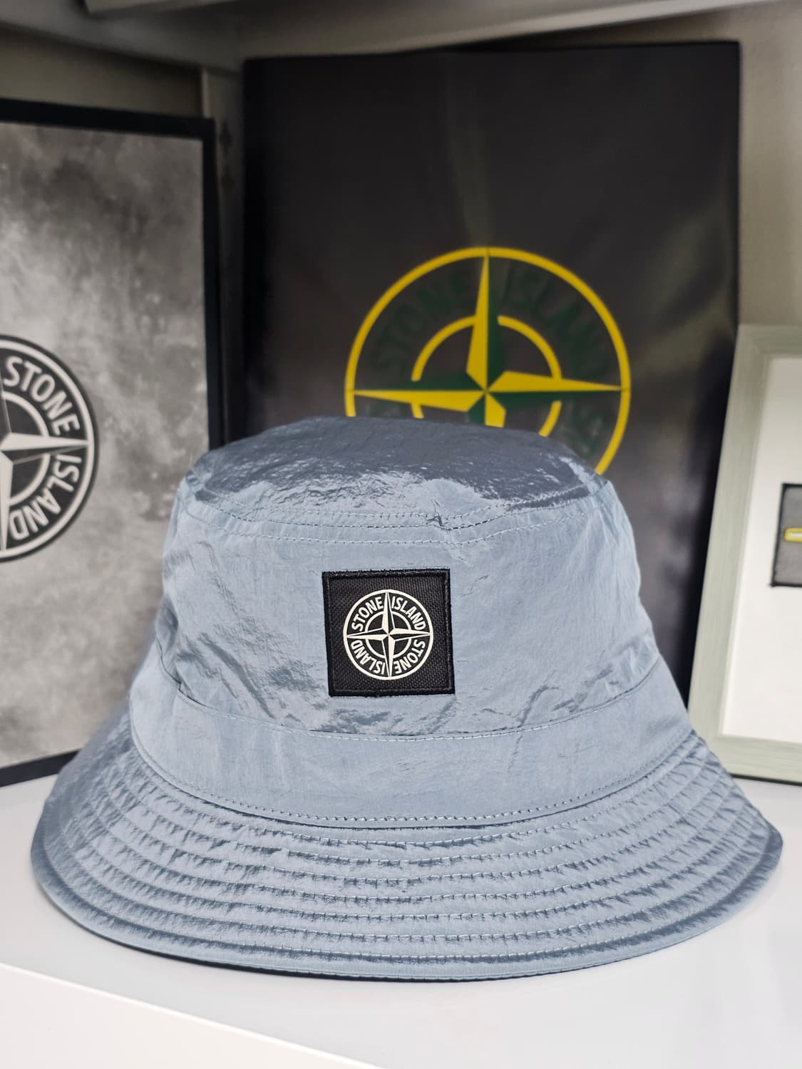 스톤아일랜드 나일론 메탈 버킷햇 (새상품) 상품이미지1