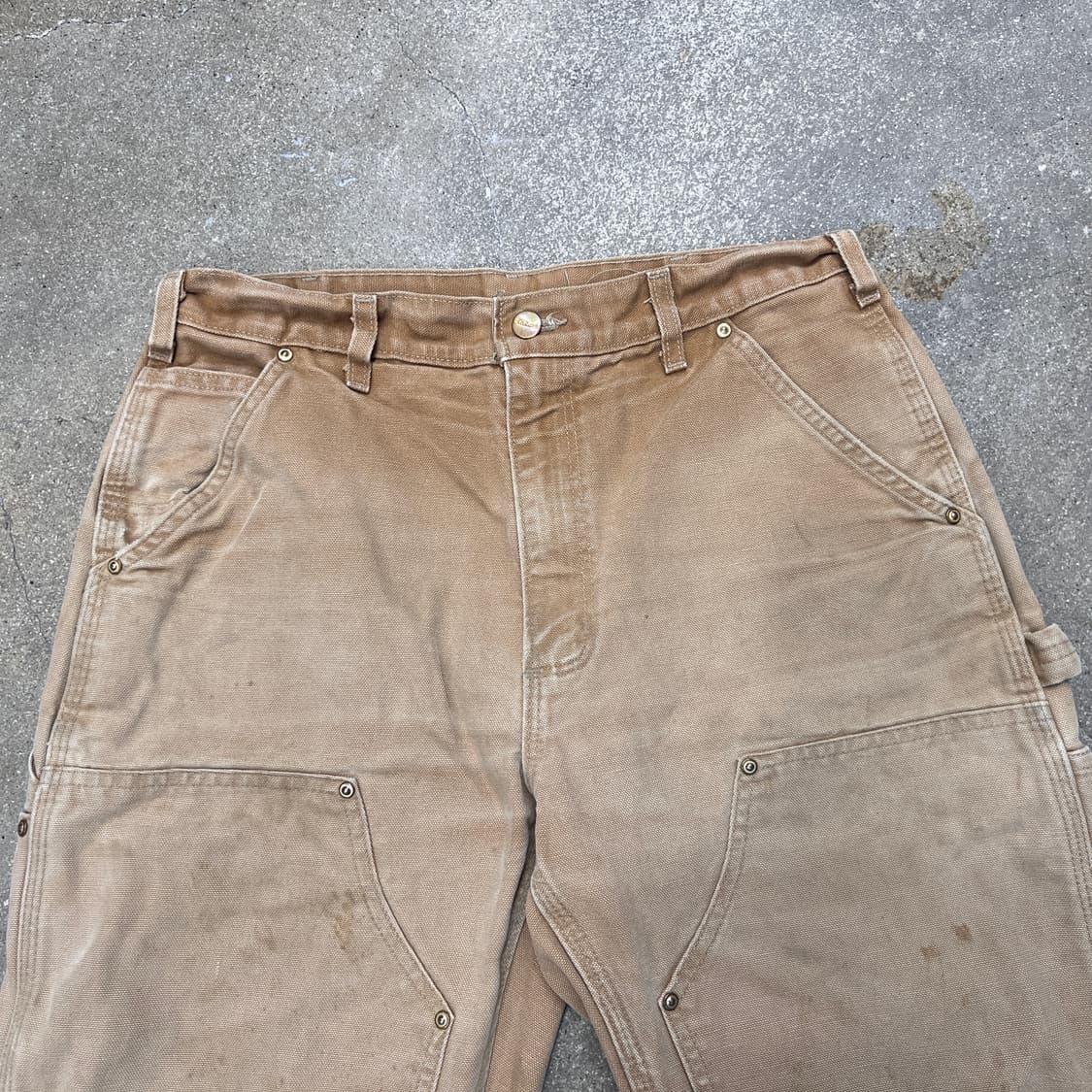 칼하트 더블니 워크 팬츠 B01 BRN 상품이미지2
