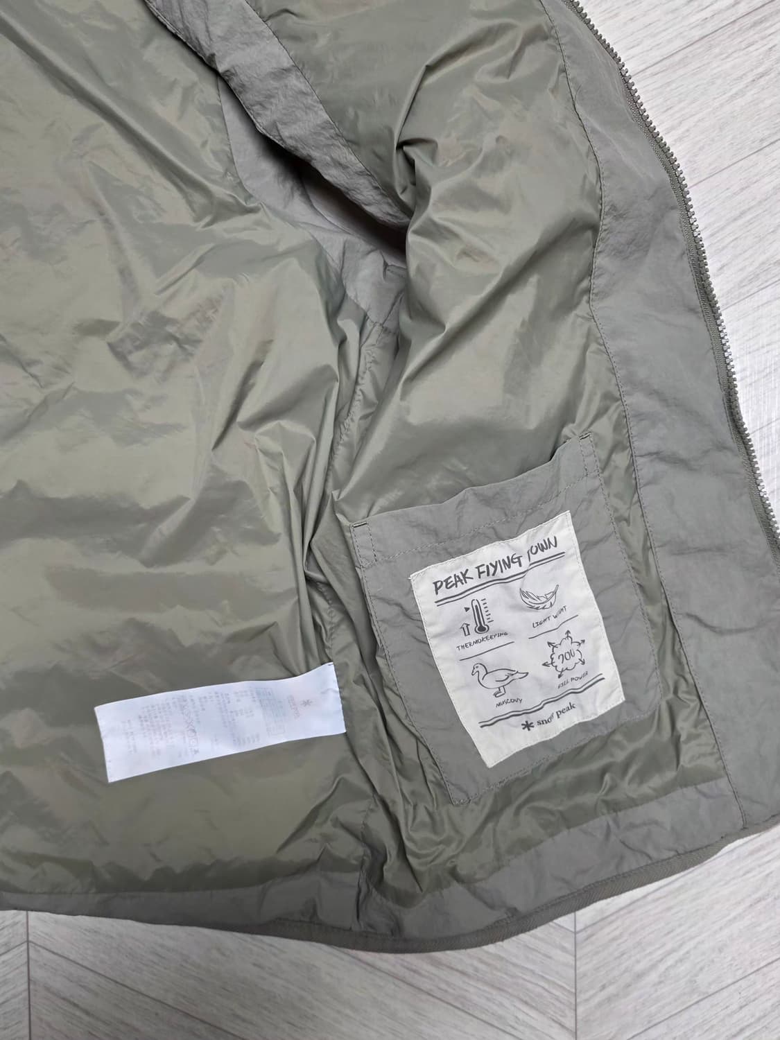 스노우피크 경량 패딩 조끼 남성 110.  XXL 상품이미지4