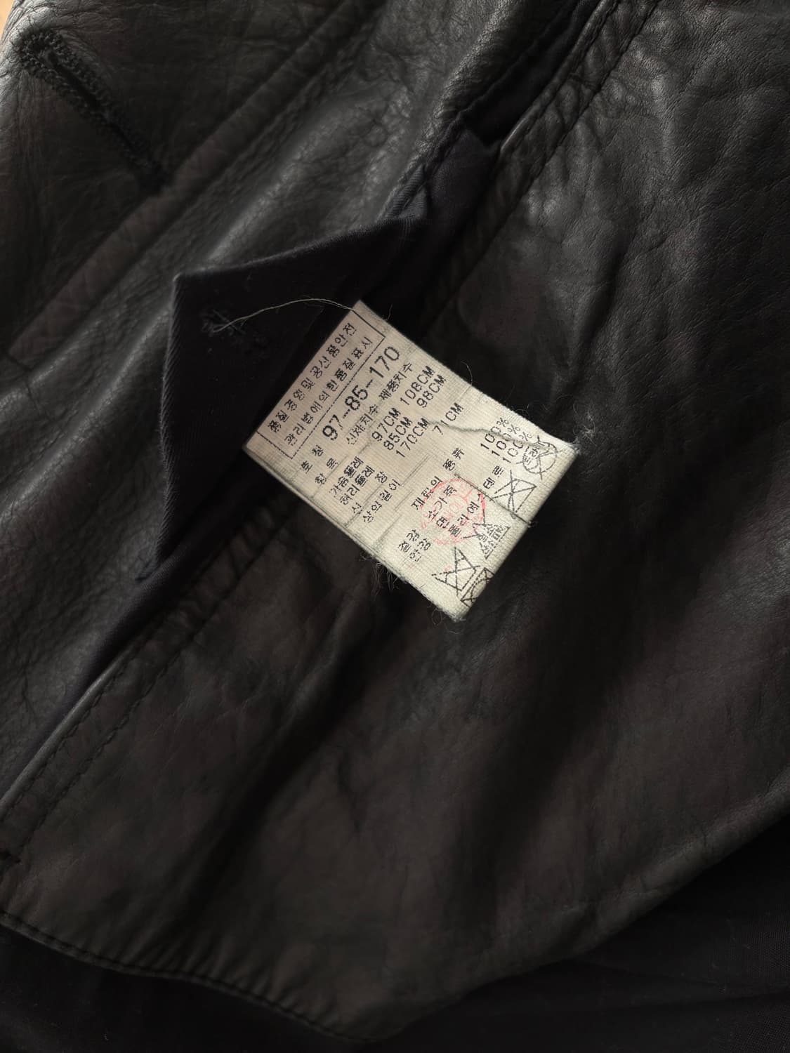 씨피컴퍼니 C.P. 컴퍼니 포켓 블랙 레더 자켓 상품이미지7