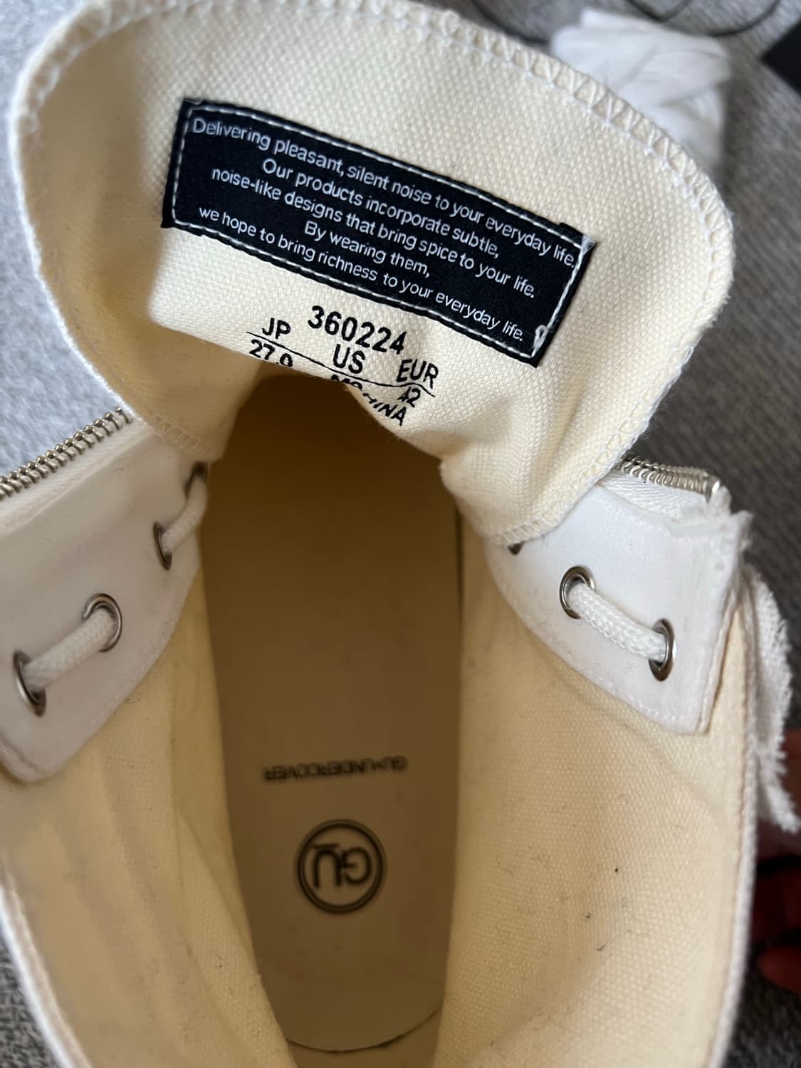 GU x undercover high-top 270 상품이미지4