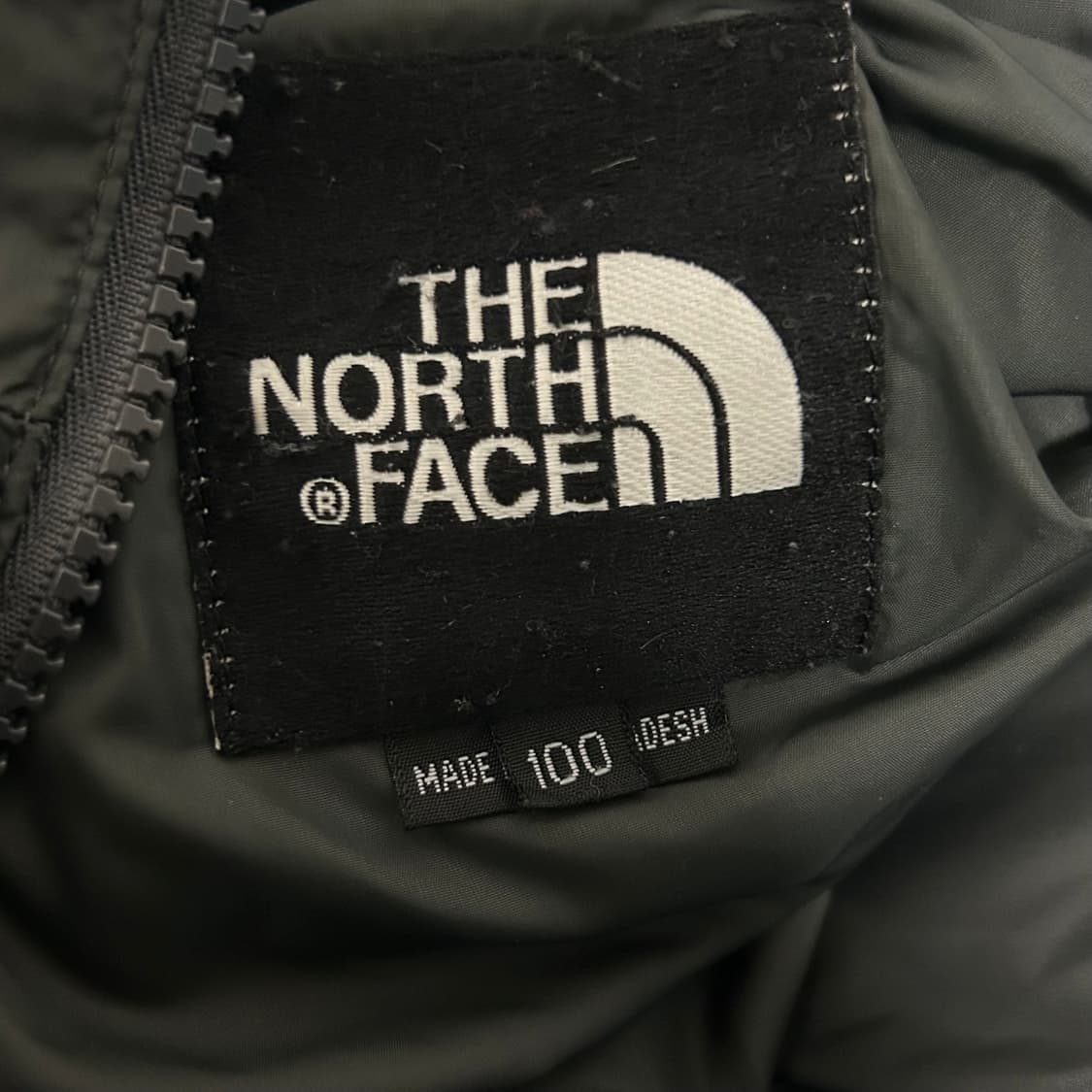 노스페이스 구스다운 눕시 패딩 700 네이비 그레이 100 L  상품이미지7