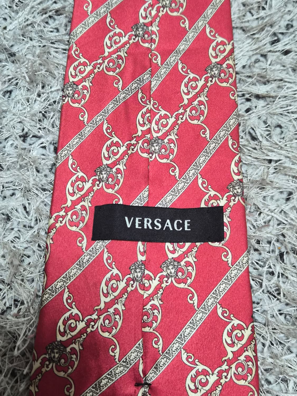 베르사체Versace 메두사 패턴 넥타이 Free - N49 상품이미지4
