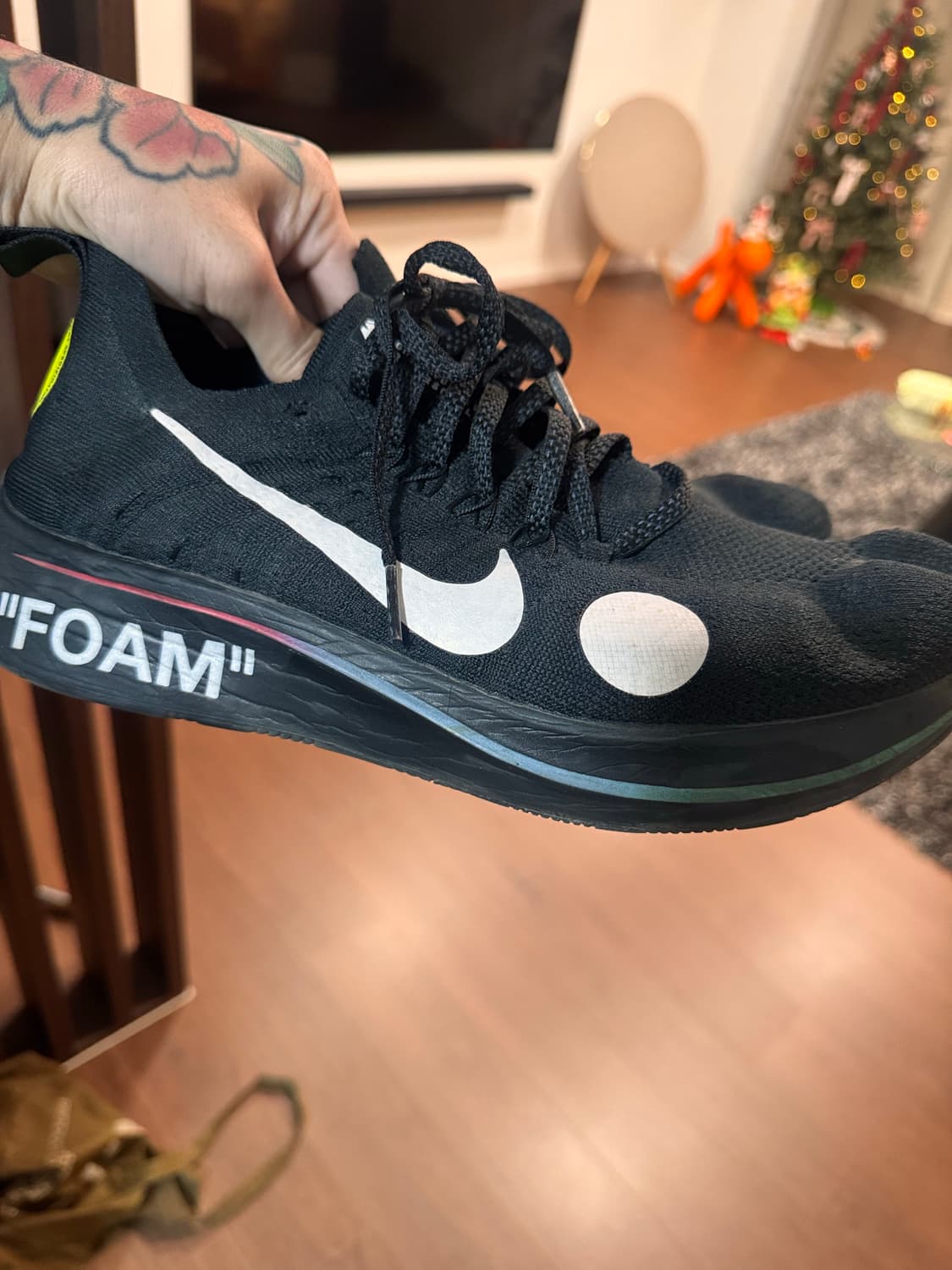 나이키 오프화이트 줌플라이 머큐리얼 275 상품이미지4