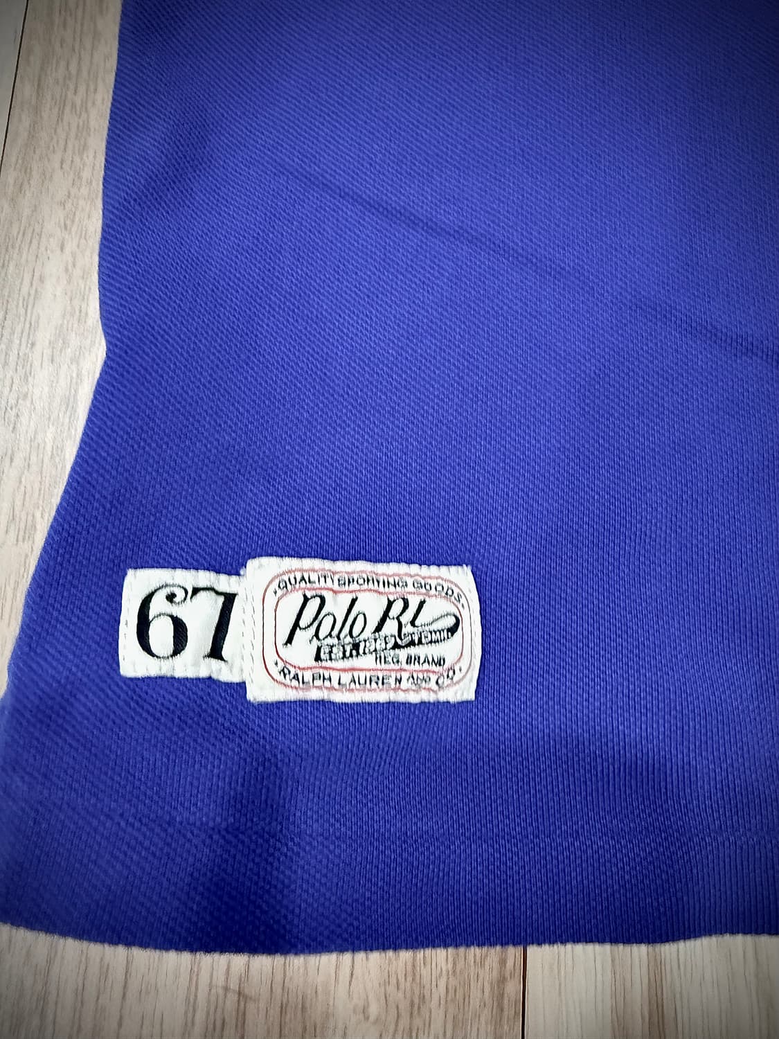 폴로 랄프로렌 커스텀핏 럭비 폴로 반팔 티셔츠 (불독 패치) 상품이미지5