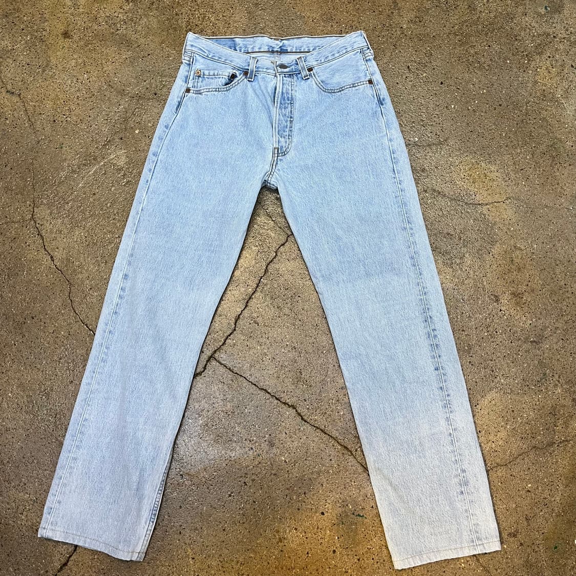 미국 빈티지 리바이스 501 연청 청바지 데님팬츠 상품이미지4