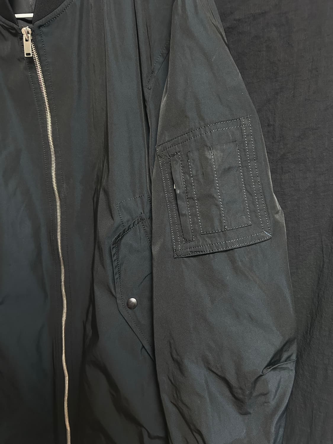 SOLID HOMME ma-1 롱 나일론 코트 상품이미지7