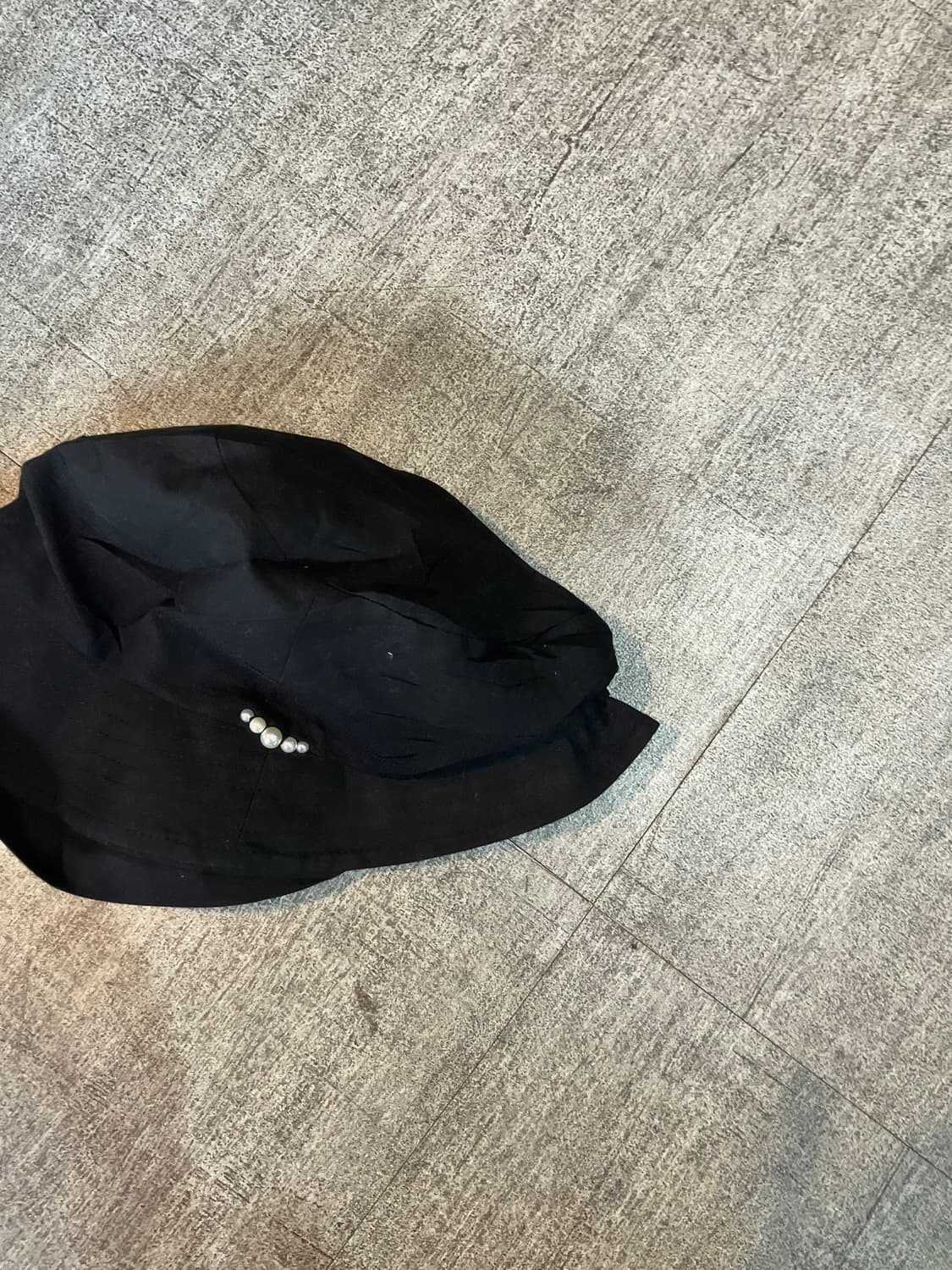 일본빈티지 하구미모리걸 아메카지 진주버킷햇 모자 상품이미지3