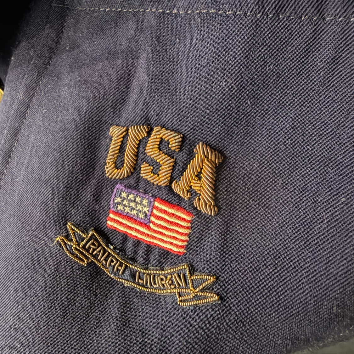 [M] 90s 폴로스포츠 USA 금장 블레이저 상품이미지4