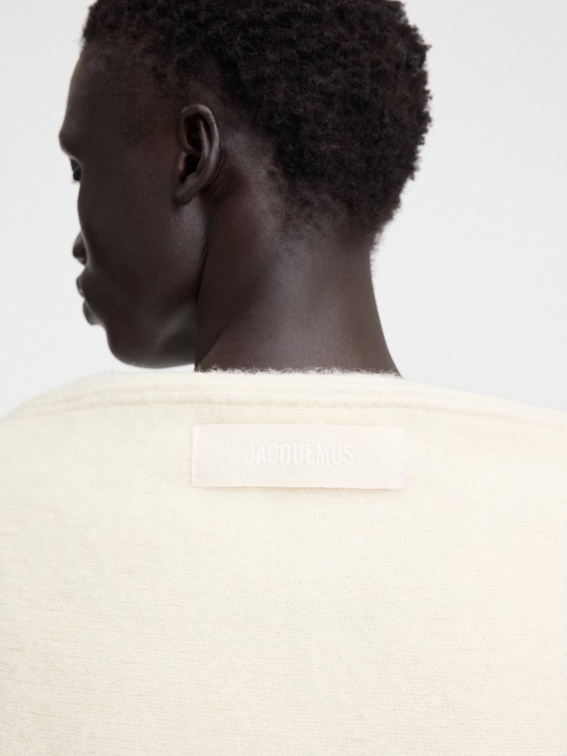 자크뮈스 25fw LE CHALE GROS GRAIN 스카프/오프화이트 상품이미지2