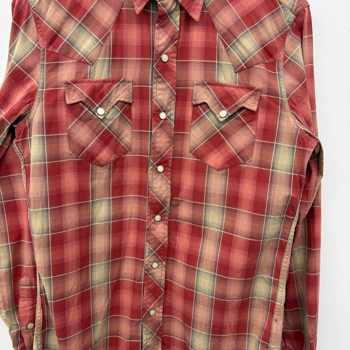 RRL 랄프로렌 웨스턴 체크 셔츠 남성 S 상품이미지2