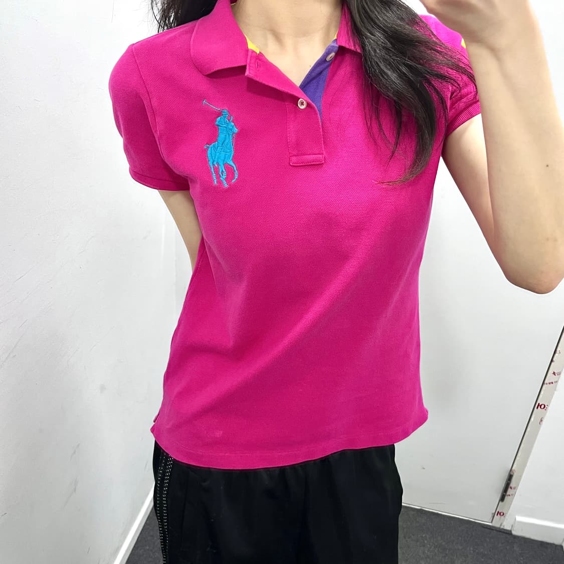  폴로 랄프로렌 빅포니 노랑 핑크 반팔 pk 티셔츠 상품이미지3