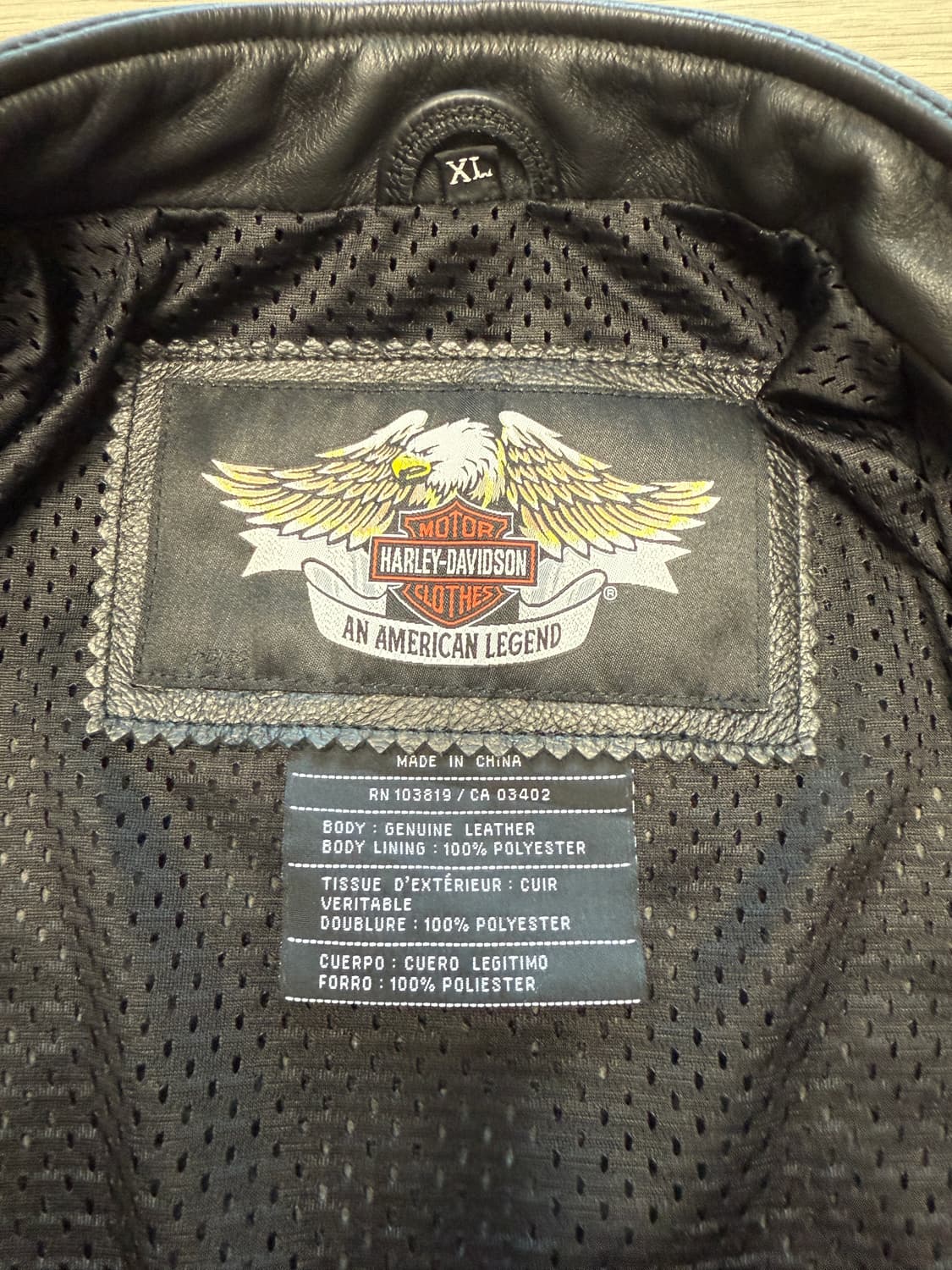 할리데이비슨 휠 레더자켓 XL 상품이미지3