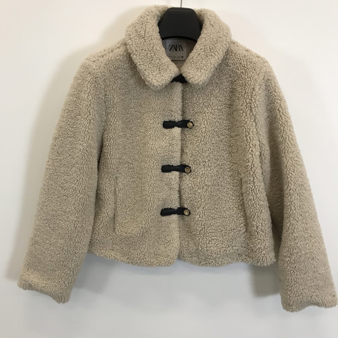 자라 에코시어링 뽀글이 더플자켓 [여성M] 상품이미지1