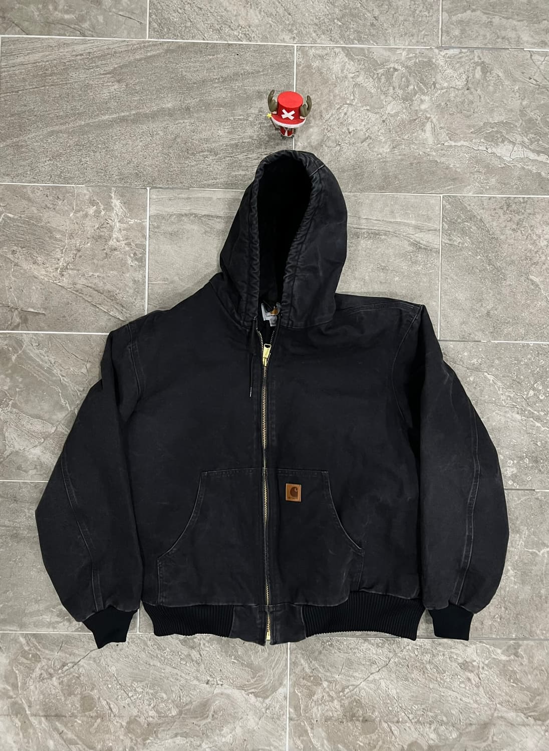 (XL) 칼하트 덕 액티브 후드자켓 J130 BLK 블랙 상품이미지1