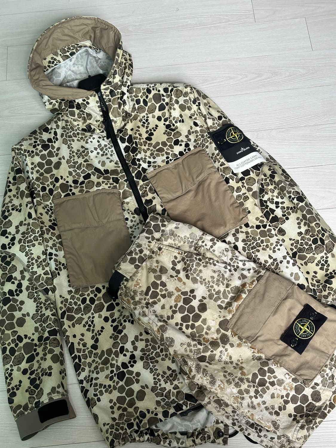 스톤아일랜드 엘리게이터 카모 셋업 18ss M(100-105) 상품이미지8