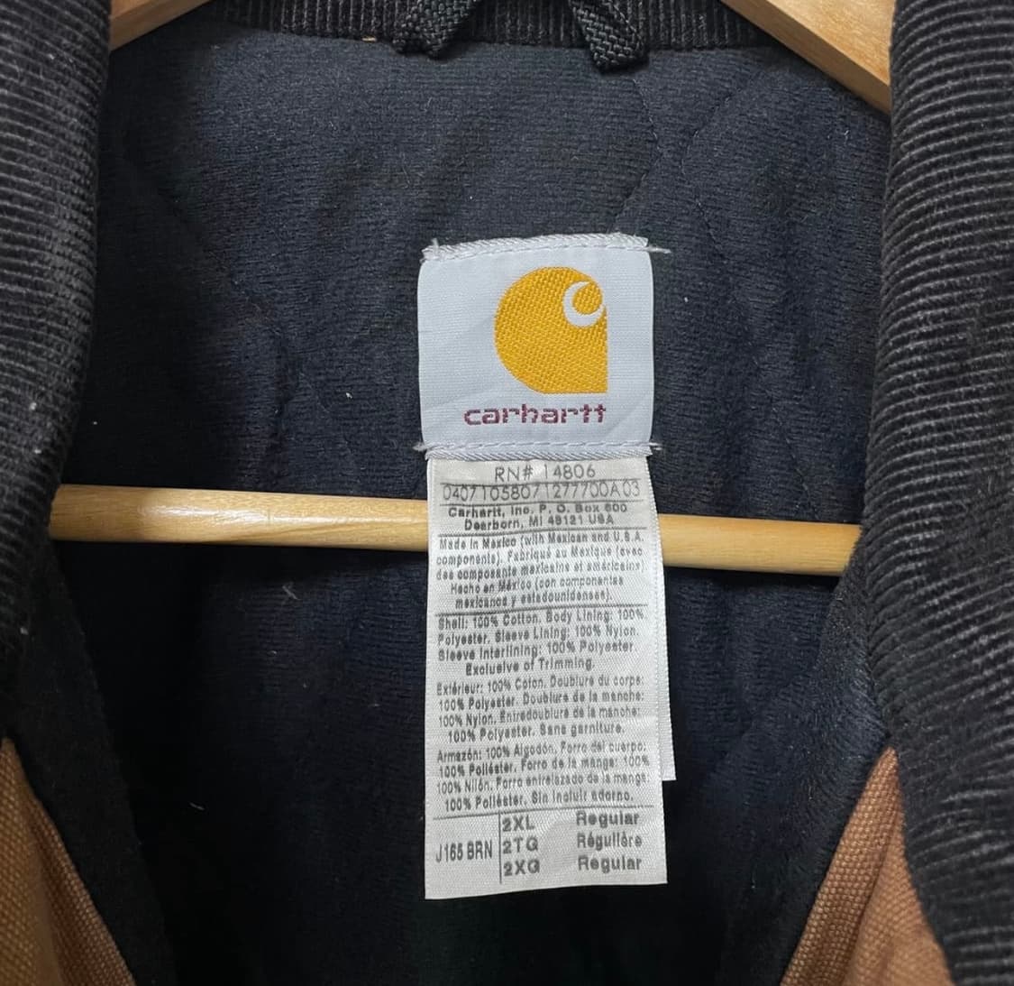 칼하트 carhartt 빈티지j165 디트로이트 A2 봄버자켓 상품이미지4
