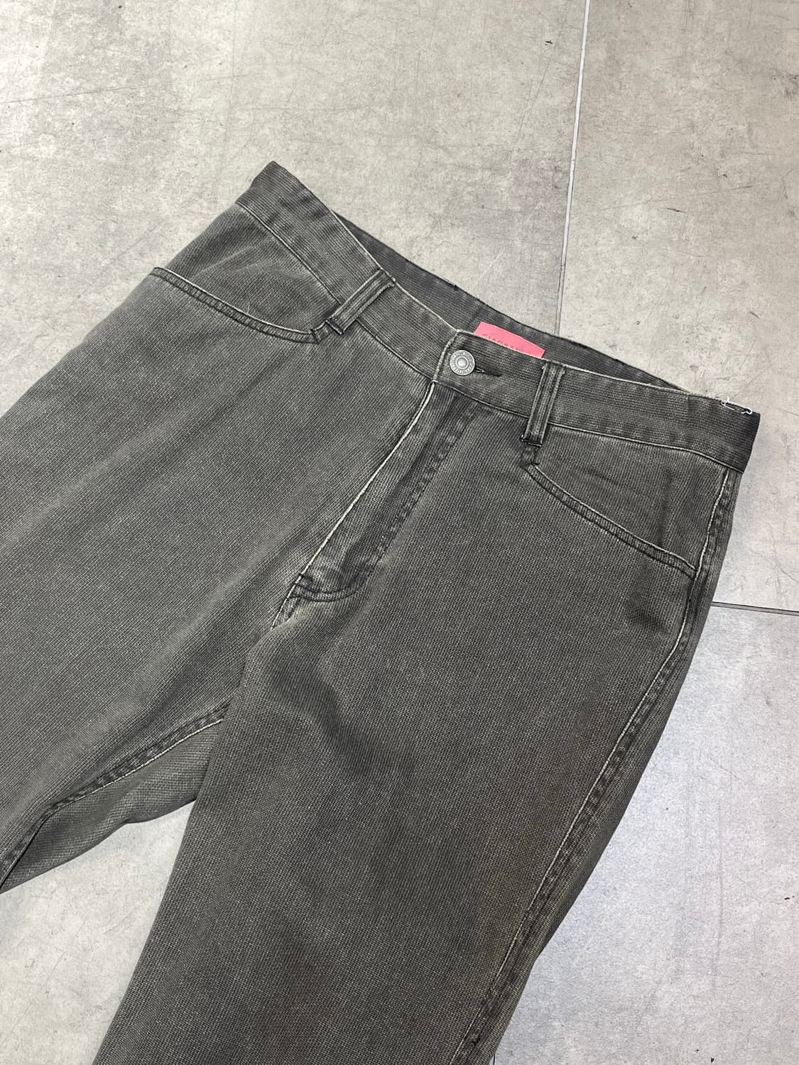 일본 빈티지 락펑크 락시크 지퍼 와이드 팬츠 상품이미지4