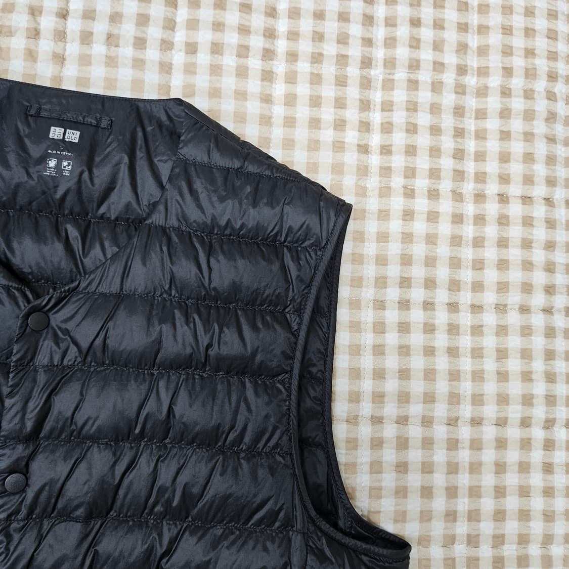 유니클로 오리털 경량 베스트 조끼 남자100 상품이미지3