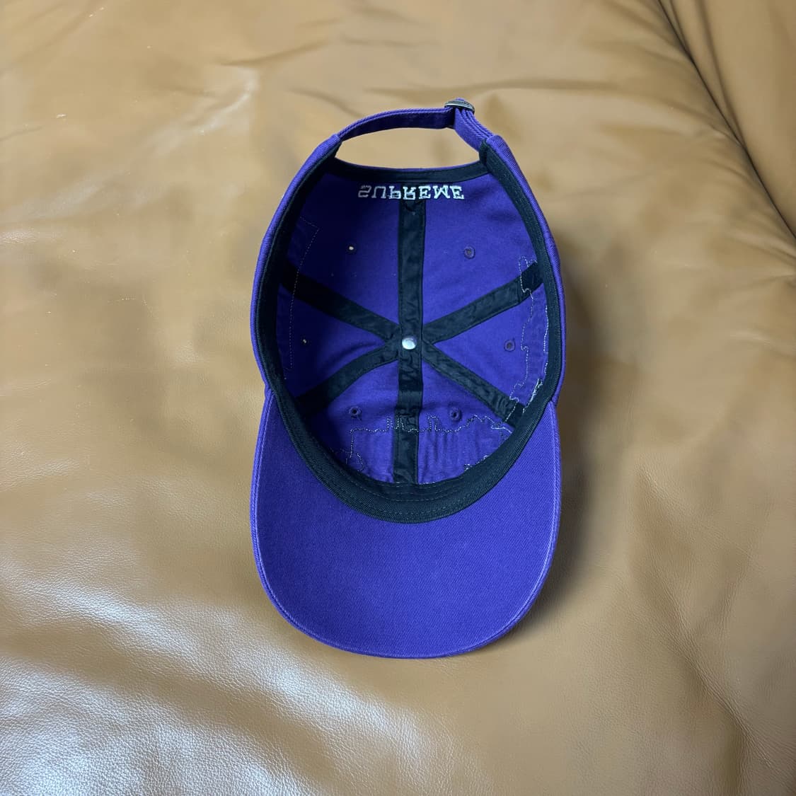 Supreme 슈프림 6패널 볼캡 모자 City Patch Purple 상품이미지6