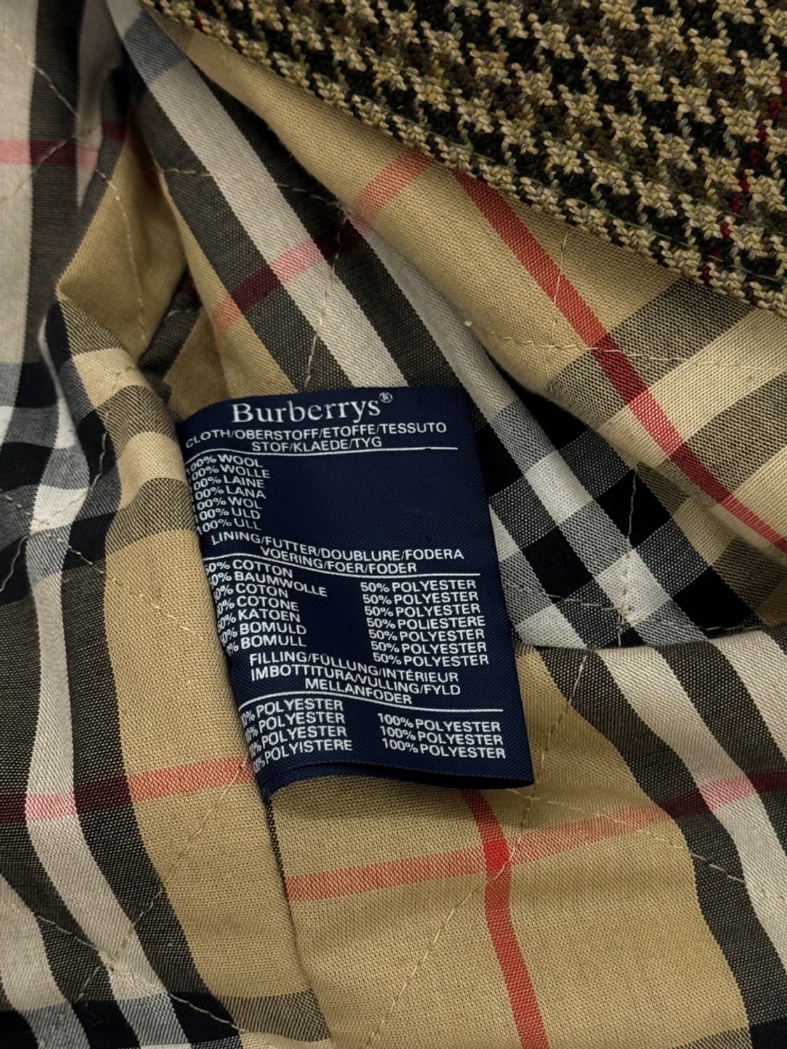 80's Burberry hunting jacket  상품이미지8